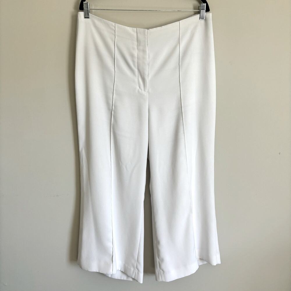 Express White Wide Leg Pants Size 14